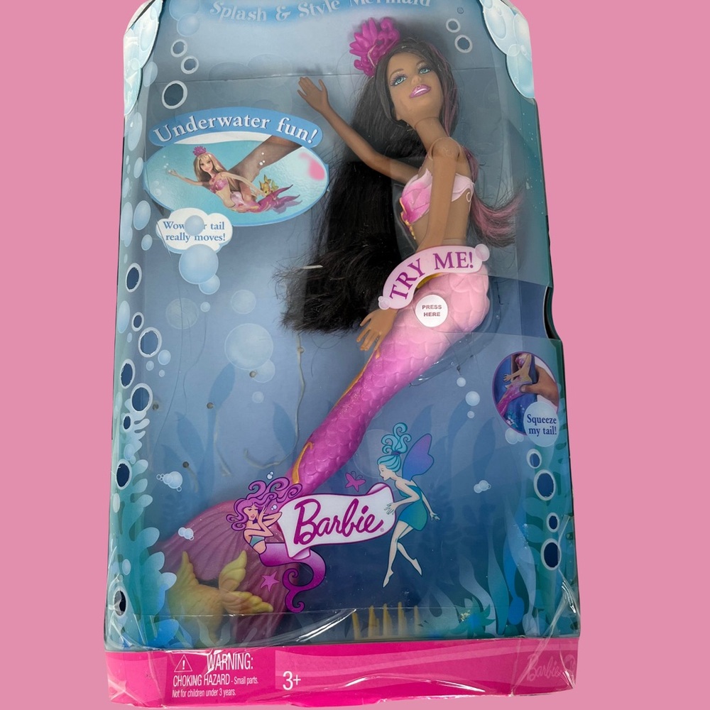 Barbie 2008 Splash & Style Mermaid Doll In box